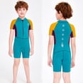 thumbnail image 3 of Greeniant Trajes de neopreno para niños, traje de buceo con protección solar, traje de baño de una pieza de nailon de neopreno ultrafino para jóvenes, Deportes acuáticos Amarillo S Greeniant OD003672-01, 3 of 6