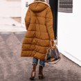 thumbnail image 5 of Kcodviy Femmes Décontracté à Fermeture Éclair Femmes Manteaux d'Hiver Veste avec Poches Molleton Maternité Grande Taille Veste Chandail à Capuchon Hiver Réversible Teddy Doudoune Grande Taille Manteau Long Vêtement d'Extérieur, 5 of 5