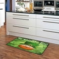 thumbnail image 5 of Dreamtimes St.Patrick's Day Kitchen Rug 39"x20", Cute Gnome and Clover Non Slip Washable Cushioned Carpets Polyester AntiFatigue Comfort Porch Floor Mat for Washroom Bedroom, 5 of 7