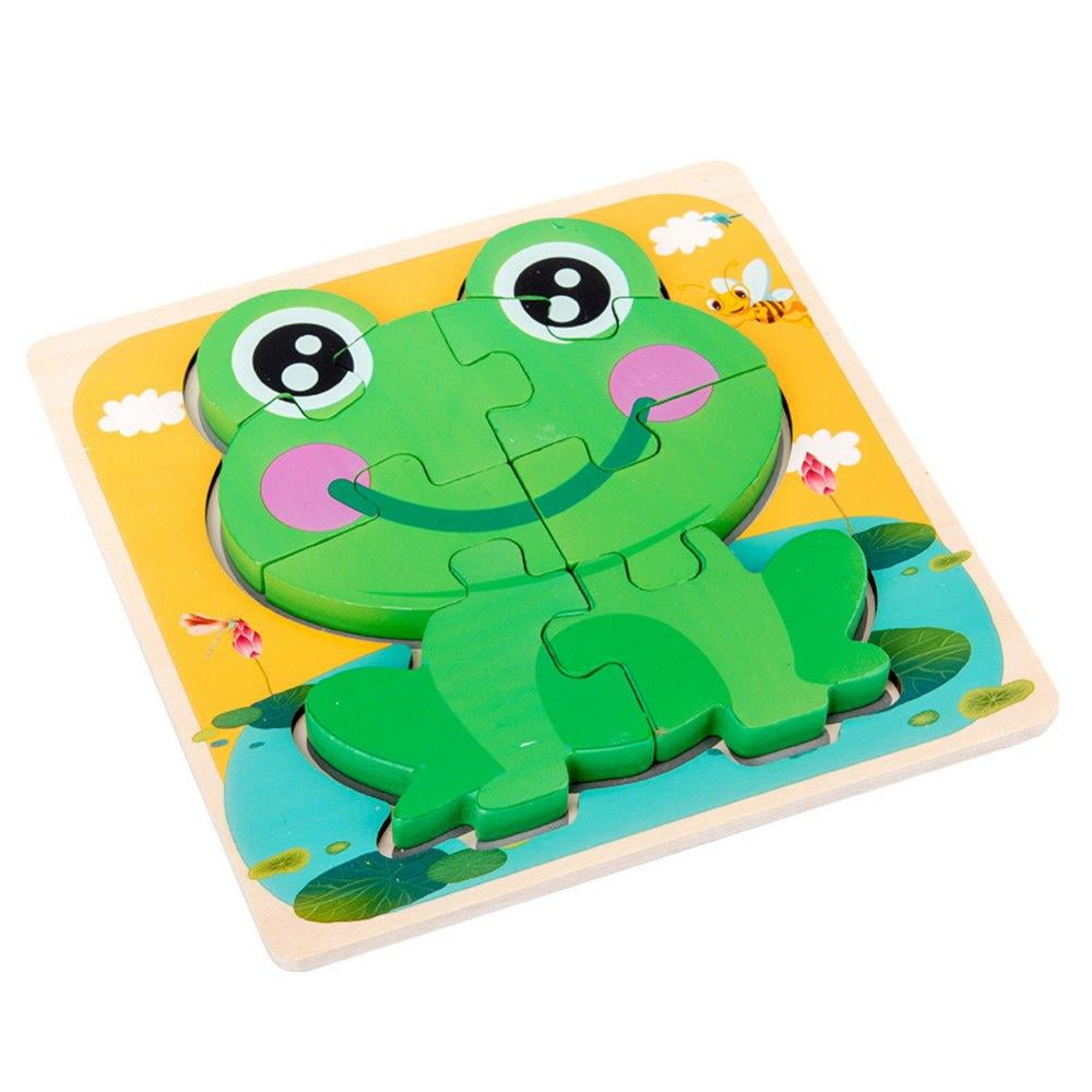 Puzzles Toys for Kids for Age 25, Vibrant Wooden Animals Kids