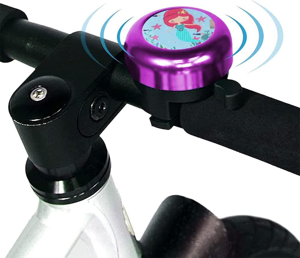 Classic Purple Mermaid Child Bike Bell 