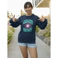 thumbnail image 2 of Retro 70S  Radiate Positivity Sweatshirt Women -Image by Shutterstock, Female Small, 2 of 4