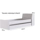 thumbnail image 2 of Base Cama Cabecera Individual Canguro Litera 220 Cm Recamara Kingsman 300203, 2 of 4