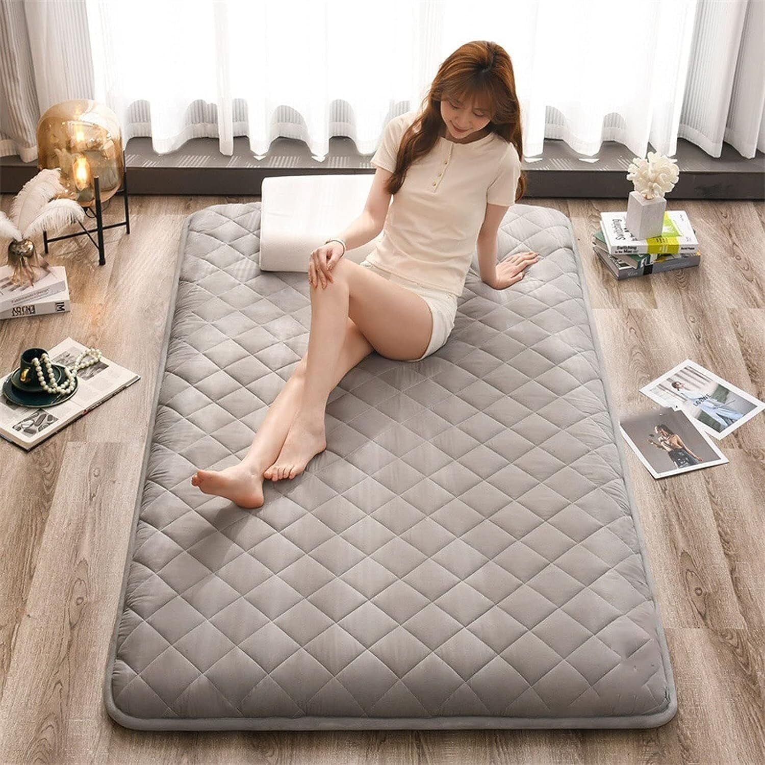Matelas Tatami épais Automne/hiver - Coussin De Sol Ou Lit Plusieurs Tailles