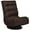 Dark Brown, variant on Costway 6-Position Folding Lazy Sofa Gaming Chair Fabric 360 Degree Swivel Coffee