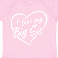 thumbnail image 4 of Inktastic I Love My Big Sis in White Chalk Heart Boys or Girls Baby Bodysuit, 4 of 5