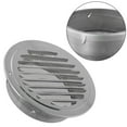 thumbnail image 4 of 70-300mm Round Stainless Steel Vent Grille Exterior Wall Duct Ventilation Tool, 4 of 10