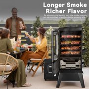 Maison Backyards Vertical Electric Pellet Smoker with LED Control and Meat Probe