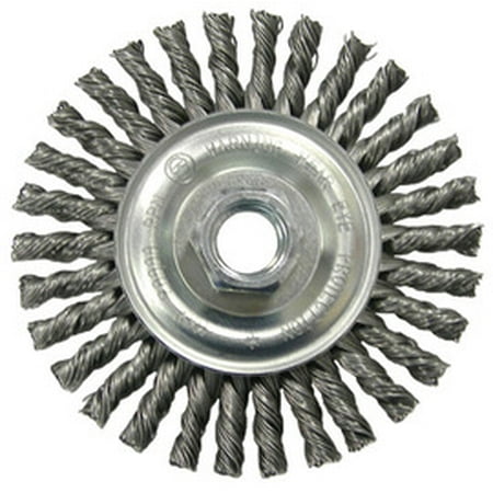 

Radnor 4 X 3/8 - 24 Carbon Steel Knot Wire Wheel Brush (4 Pack)