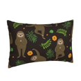 thumbnail image 2 of Balery Sloth Doing Yoga Bedding Queen Pillow Cases - Envelope Closure - Soft Brushed Microfiber Fabric - Shrinkage and Fade Resistant Pillow Cases-16"x24", 2 of 9