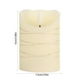 Matoen Flameless Candle Rechargeable Candle String Led Candle USB Power