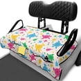 thumbnail image 2 of Yuyamidu Colorful Sea Turtle Golf Cart Seat Covers Starfish Golfcart Seat Cover with Pockets Universal Club Car Seat Towel Blanket Cute Golf Cart Accessories, 2 of 7