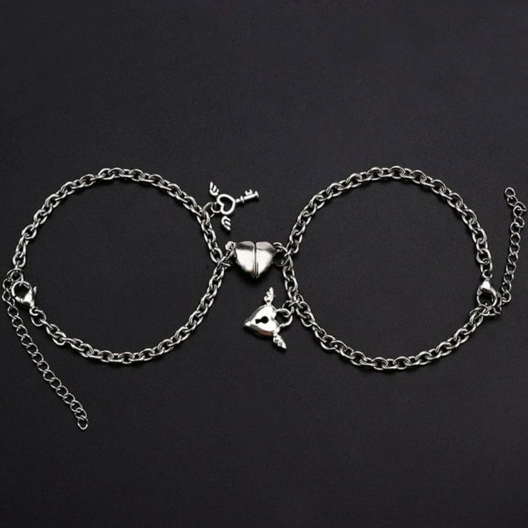 Magnetic Couples Bracelets Lightweight and Easy to Wear Bracelets for Best  Friend 3 