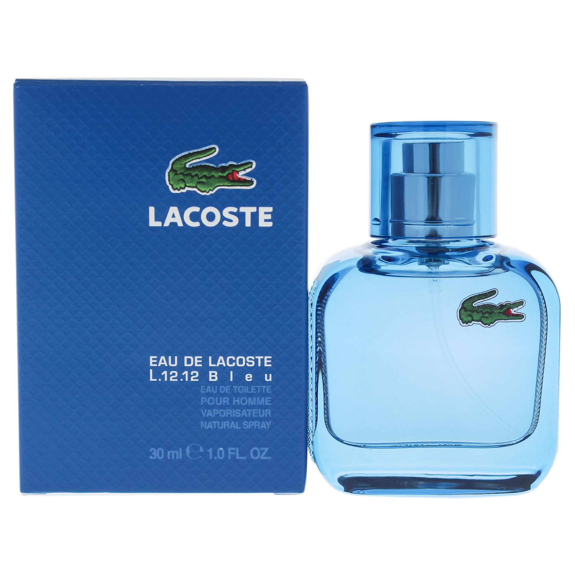 Lacoste Eau DE Lacoste L.12.12 Bleu by Lacoste for Men - 1 oz EDT Spray ...