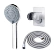thumbnail image 1 of Shower Head Plastic Detachable Multi-modes Adjustable Anti-rust Handheld Hanging Electroplate Replacing High Pressure Sprayer Sprinkler Type5, 1 of 9