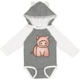 thumbnail image 3 of Inktastic pig Boys or Girls Long Sleeve Baby Bodysuit, 3 of 5