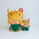 thumbnail image 1 of Hawaii Aloha Sanrio serie de piel negra guitarra POCHACCO perro danza hawaiana Hellokitty peluche suave muñeco de dibujos animados, 1 of 4