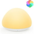 thumbnail image 2 of Baby Night Light for Nursery, Soft Silicone Tap Control Night Lamp with 8 Color Changing, Stepless Dimming, Rechargeable Portable Night Light for Kids, 1H-Timer, Warm Light for Breastfeeding, 2 of 4