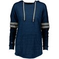 thumbnail image 3 of Holloway Sportswear M Womens Hooded Low Key Pullover Vintage Navy/Vintage Grey 229390, 3 of 4