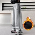 thumbnail image 2 of YDFCWX Sweat Pants for Girls Wide Leg Pants High Waisted Soft Stretchy Sweatpants with Pockets School Grey,8-9 Years, 2 of 8