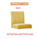 thumbnail image 5 of Funda protectora para silla de comedor, funda protectora Universal para muebles de oficina, Protector exterior, funda giratoria, suministros para el hogar, Beige, 2 paquetes Eigraketly HA012490-06, 5 of 5