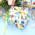 thumbnail image 6 of 100 Sheets Happy Birthday Tissue Paper, 20x14in Colorful Happy Birthday Lettering Festival Gift Wrap Paper for Baby Shower, Birthday Celebration Party Decor Gift Bag Fillers, 6 of 8