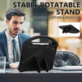 thumbnail image 7 of Kids Case for iPad Air 11 Inch 2024 / iPad Pro 11 Inch 5th Generation 2024 with Kickstand/Handle Stand Lightweight Soft EVA Foam Shockproof Silicone Cover Boy Girl, Black, 7 of 7