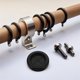 thumbnail image 1 of NUOLUX 8Ud Grommet Doble Cara Flexible Negro Para Cables Con Sello Protector Para Escritorios Y Muebles, 1 of 7