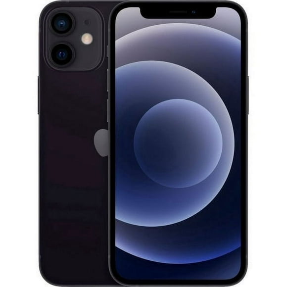 Restored Apple iPhone 12 Mini Fully Unlocked 64GB Black (Refurbished)