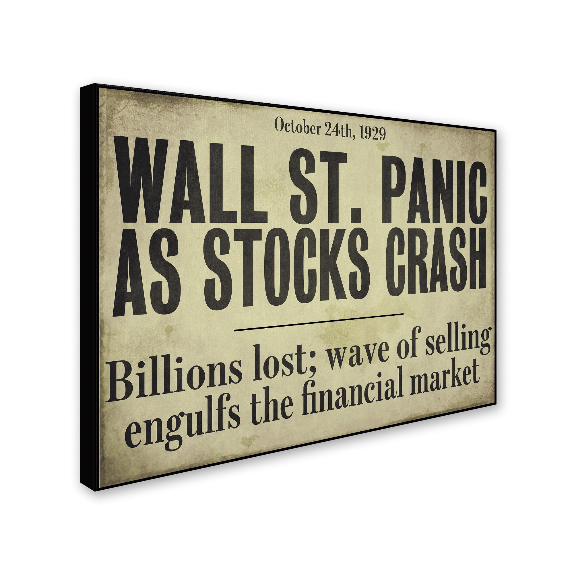 Trademark Fine Art "Wallstreet" Canvas Art by Color Bakery