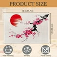thumbnail image 2 of Japanese Cherry Blossom Placemats Set of 6,Washable Heat Resistant 12×18 Inch Linen Table Mats,Place Mats for Party Outdoor Dining Décor, 2 of 6