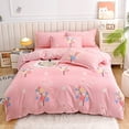 thumbnail image 2 of Elegante Colección de Juegos de Cama Floral Azul Rosa, 2 of 8