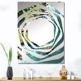 thumbnail image 1 of Designart "Bird's Eye View of a Tropical Island I" Coastal Beach Oversized Wall Mirror - Coastal Beach Bathroom Decorative Wall Mirror - Multiple Color Options, 1 of 6