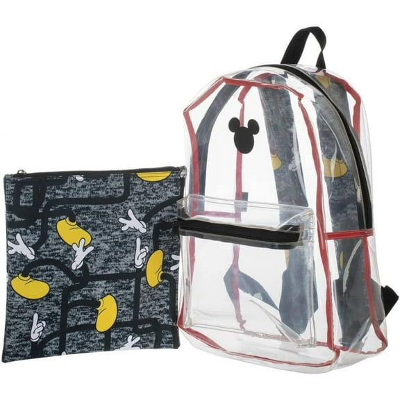 Disney Mickey Mouse Clear Backpack