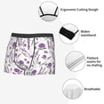 thumbnail image 6 of Bingfone Lavender Flowers Men's Underwear - Casual Stretch Boxer Briefs-Medium, 6 of 7