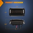 thumbnail image 2 of Luces Marcadoras Laterales para Guardabarros Nilight para Chevy Silverado 2500HD, 2 of 6