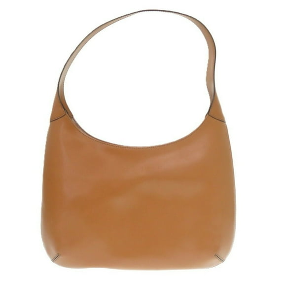 Pre-Owned Celine Embossed Leather Camel Shoulder Bag Brown 0441CELINE Women's (Good)
