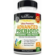 BioSchwartz Advanced Prebiotics Gut Health Supplement for Women and Men, 120 Capsules