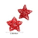 thumbnail image 2 of Jarrón de estrella colgante para mascotas, adorno colgante decorativo de estrella de cinco puntas de ratán tejido, decoración para jardín al aire libre, fibra natural duradera, comedero para, 2 of 7