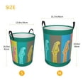 thumbnail image 5 of LNWH Laundry Basket, Colorful Guitars Music Strings Foldable Laundry Hamper With Handles Waterproof, Medium, 5 of 8