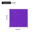 thumbnail image 2 of Soft Felt Sheets Fabric Craft Sheets Dark Purple 4 x 4 Inch 21 Pcs, 2 of 7