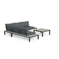 thumbnail image 3 of Tortuga Outdoor Lakeview 4Pc Aluminum Sectional (Charcoal cushions), 3 of 7