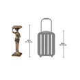 thumbnail image 3 of Design Toscano Piédestal Cariatide Provincial Français, 3 of 3