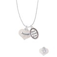 thumbnail image 2 of Delight Jewelry Precious White Heart with Baby Feet Best Mom Ever Charm Necklace, 2 of 4