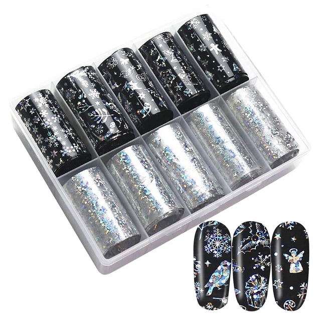 Calcomanías para uñas, decoración DIY para manicura - HUOGUO