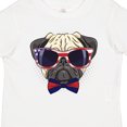 thumbnail image 4 of Inktastic Pug Dog July 4th Patriotic Sunglasses Boys or Girls Toddler T-Shirt, 4 of 5