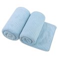 thumbnail image 2 of JML 2 Pack Bath Towels, Plush Coral Fleece Microfiber Towels for Bathroom, 27 x 55 in, Soft Absorbent Towels for Spa, Gym, Travel, Light Blue, 2 of 9
