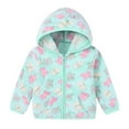thumbnail image 6 of Hotiary 1-7Y Girls Winter Warm Casual Fleece Jacket Top Long Sleeve Zipper Hooded Sweatshirt Holiday Hoodies Coat, 6 of 8