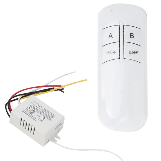 Digital Inalámbrico Pared Luz Receptor Transmisor Interruptor De Control Remoto,2 Vías On/Off 220V Monstrate TO003211-00