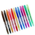 thumbnail image 2 of Erasable Gel Pens, 12 Colors Erasable Pens Clicker, Fine Point Gel Pen, Assorted Color Pens 0.5 for Drawing Writing Planner and Crossword Puzzles, 2 of 9
